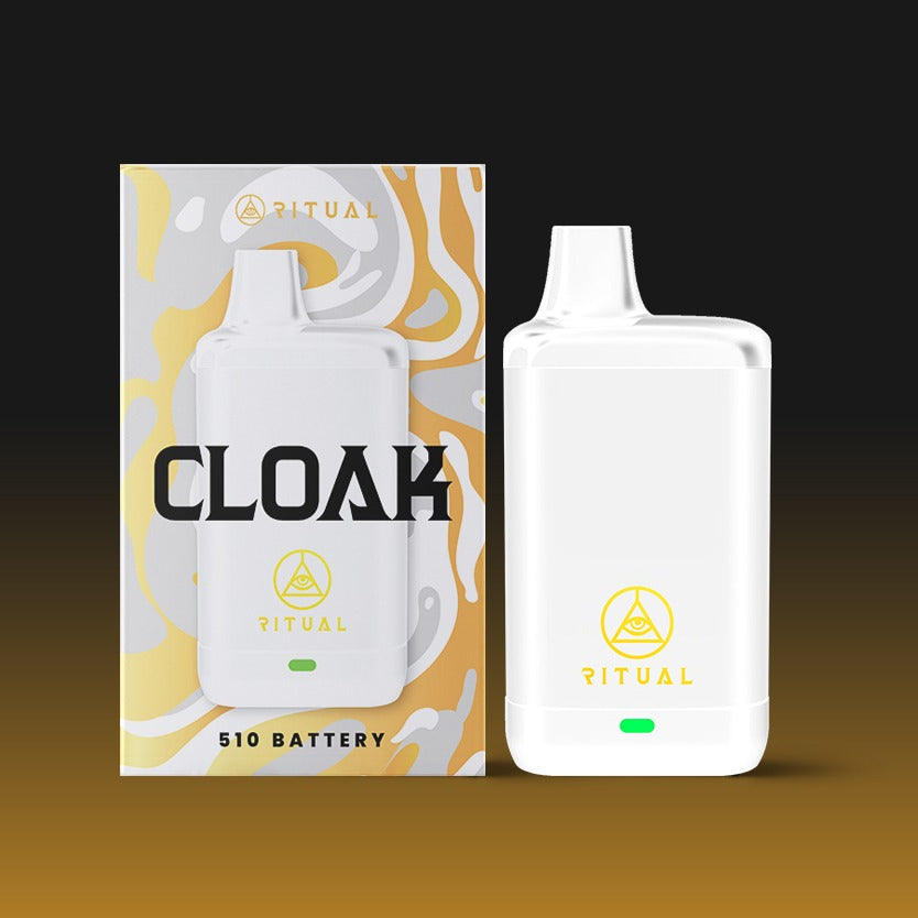 Ritual | Cloak 510 Variable Voltage Concealed Battery - White - Headshop.com