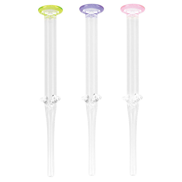 Glass Honey Dab Straw - 6.5" / Colors Vary - Headshop.com