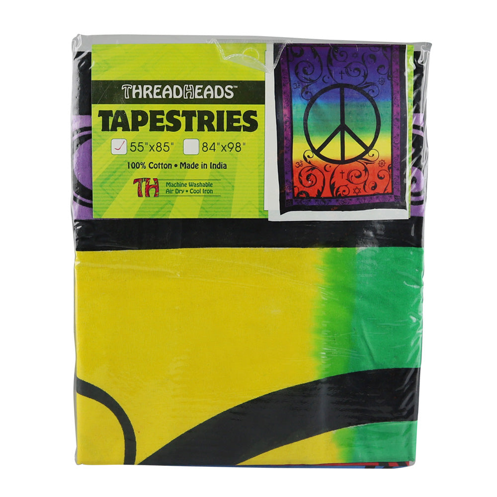 ThreadHeads Peace Tapestry - 55"x85" - Headshop.com