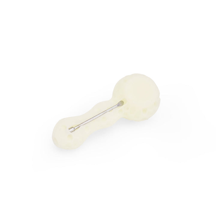 Ritual - 4'' Silicone Spoon Pipe - UV Titanium White - Headshop.com