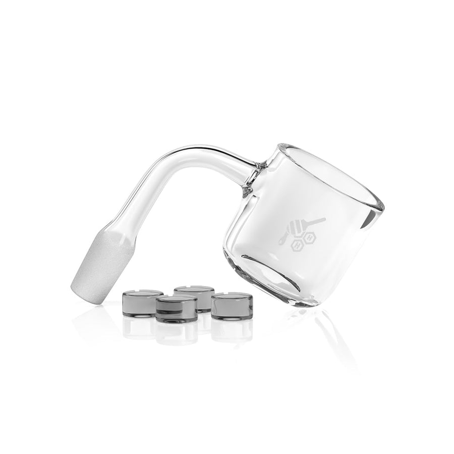 QUAD CORE REACTOR QUARTZ BANGER - 90° DEGREE | YL - Headshop.com