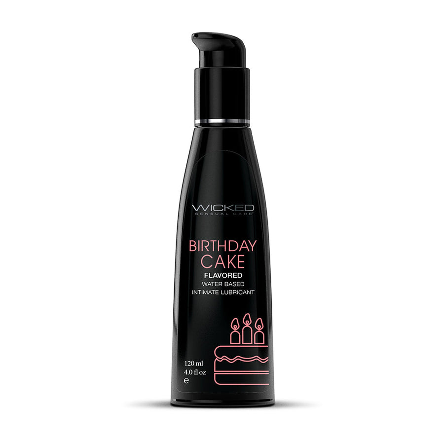Wicked Aqua Birthday Cake Water-Based Lubricant 4 oz. - Headshop.com