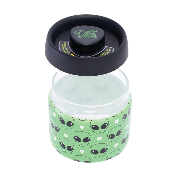 Fujima Dank Tank Vacuum Glass Jar - 4.2" / Green Alien - Headshop.com