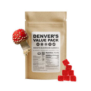 Bulk Amanita Mushroom Gummies (40 Gummies/200,000mg) - Headshop.com