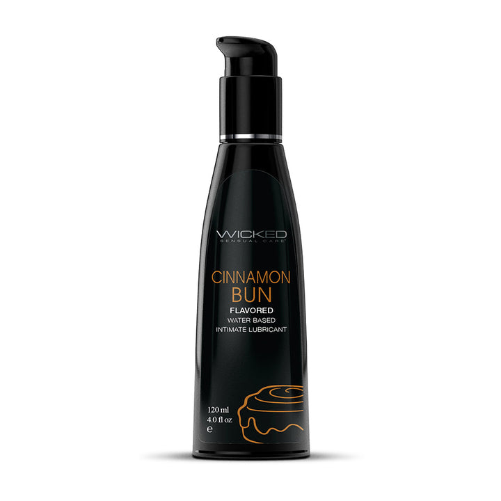 Wicked Aqua Cinnamon Bun Water-Based Lubricant 4 oz. - Headshop.com