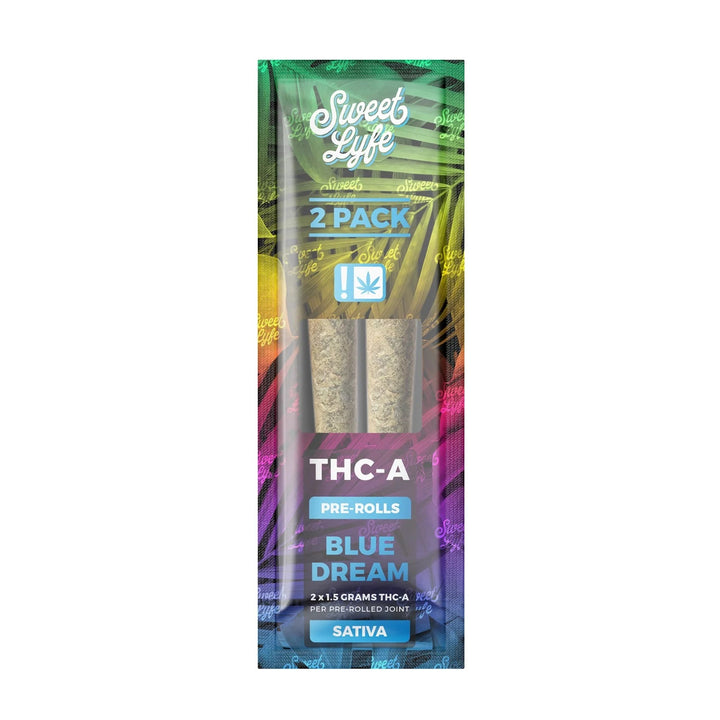 Sweet Lyfe THC-A Joints - 2 Pack Blue Dream (Sativa) - Headshop.com