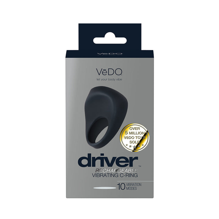 VeDO Driver Rechargeable Vibrating C-Ring Black - Headshop.com
