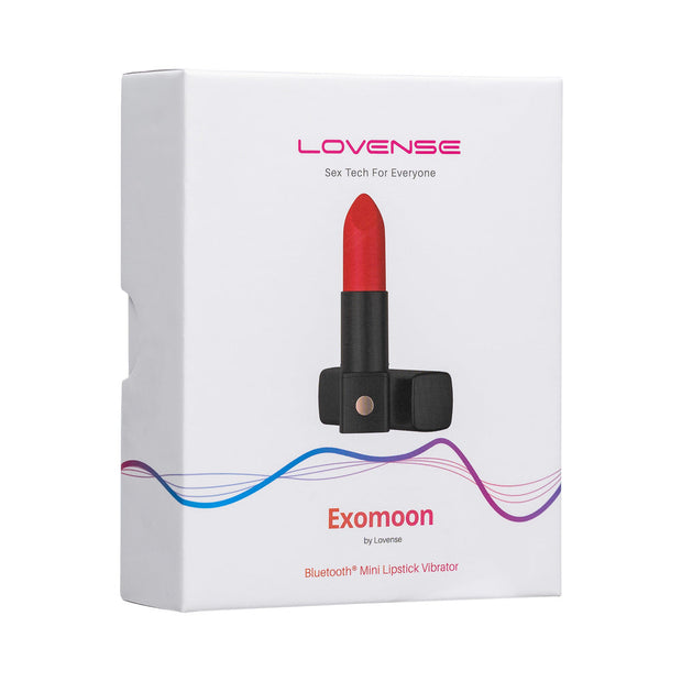 Lovense Exomoon Bluetooth Mini Lipstick Vibrator - Headshop.com