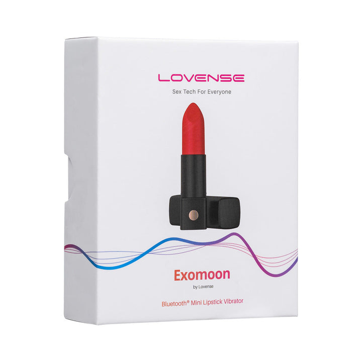 Lovense Exomoon Bluetooth Mini Lipstick Vibrator - Headshop.com