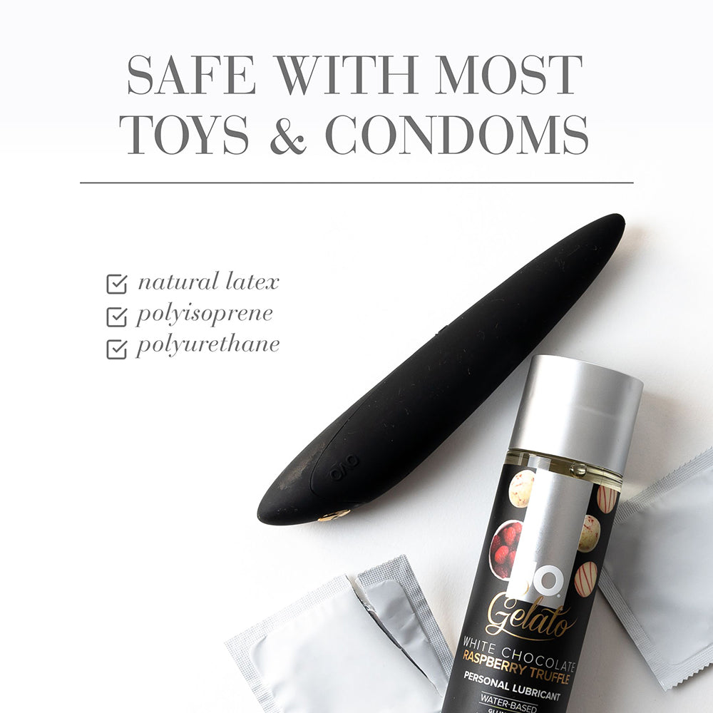 JO Gelato White Chocolate Rasberry Truffle Water-Based Lubricant 4 oz. - Headshop.com