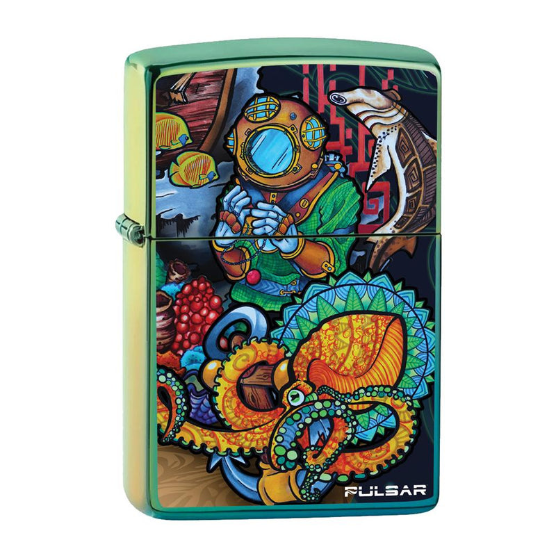 Pulsar Psychedelic Ocean Zippo Lighter - Headshop.com