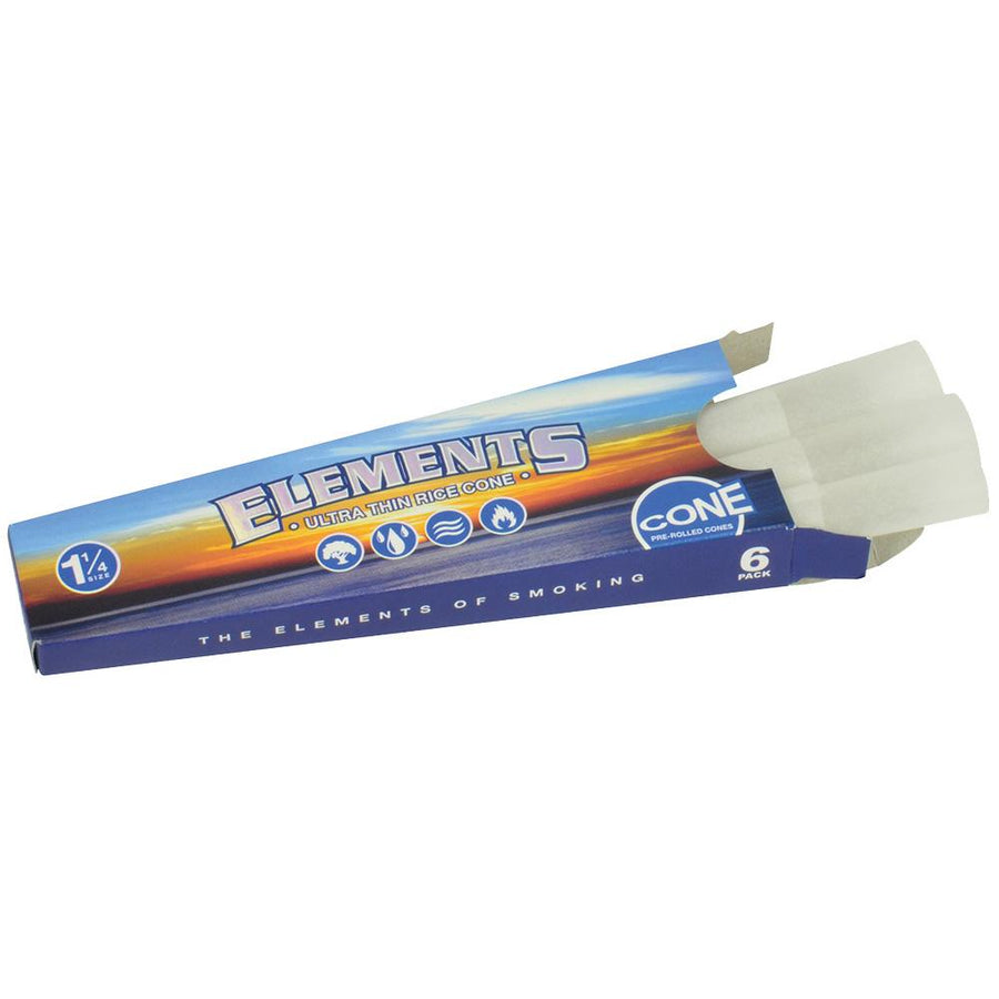 Elements Ultra Thin Rice Cones - Headshop.com