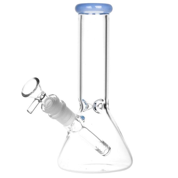 Classic Glass Beaker Water Pipe - 8" / 14mm F / Colors Vary - Headshop.com