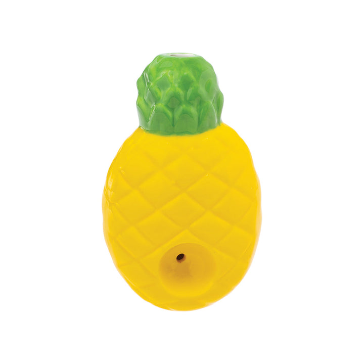 Wacky Bowlz Pineapple Ceramic Hand Pipe | 3.5" - Headshop.com