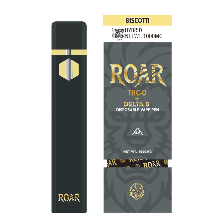 Roar 1 ML THC-P + D8 1000MG - Biscotti - Headshop.com