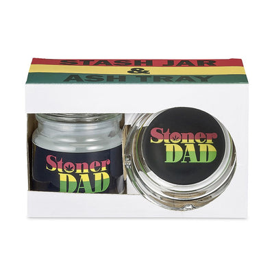 Ashtray and Stash Jar set - Stoner Dad - Headshop.com
