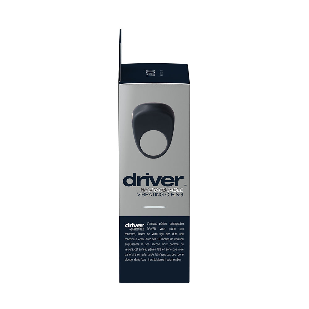 VeDO Driver Rechargeable Vibrating C-Ring Black - Headshop.com