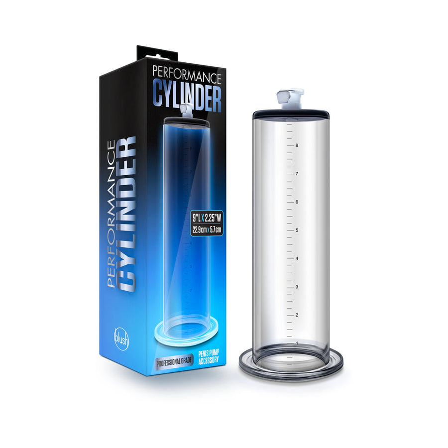 Performance 9in x 2.25in Penis Pump Cylinder Clear - Headshop.com