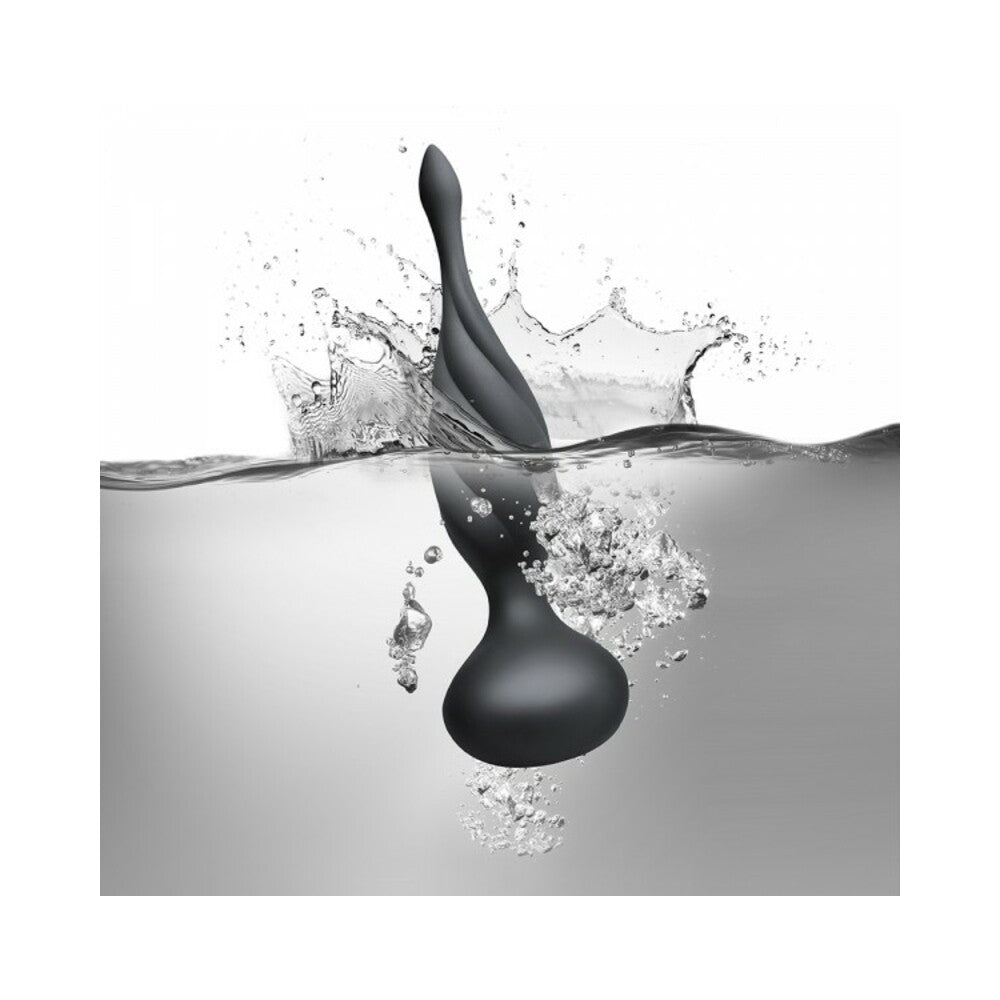 Petite Sensations Discover Silicone Anal Vibrator Black - Headshop.com
