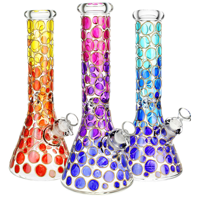 Bubbles Galore Beaker Water Pipe - 12.5"/14mm F/Colors Vary - Headshop.com