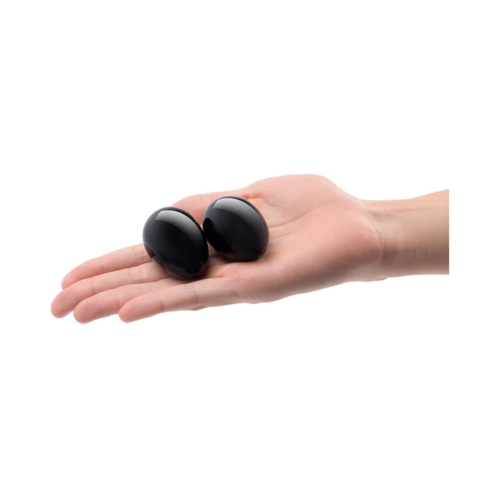 Le Wand Crystal Yoni Eggs Black Obsidian - Headshop.com