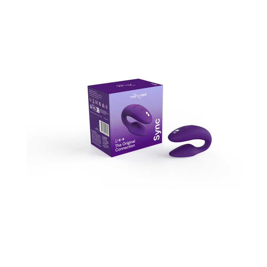 We-Vibe Sync 2 Rechargeable Silicone Couples Vibrator Purple - Headshop.com