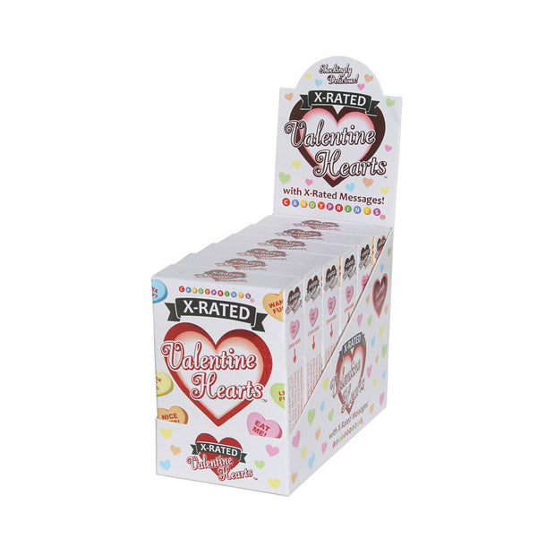 X-Rated Valentine Hearts Candy Boxes 6-Piece Display - Headshop.com