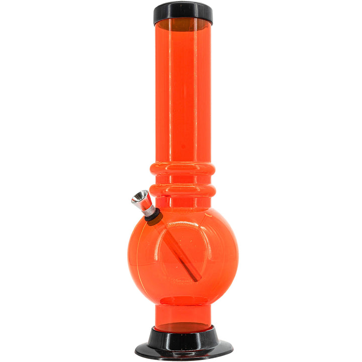 Acrylic Bubble Base Bong - 12-15"