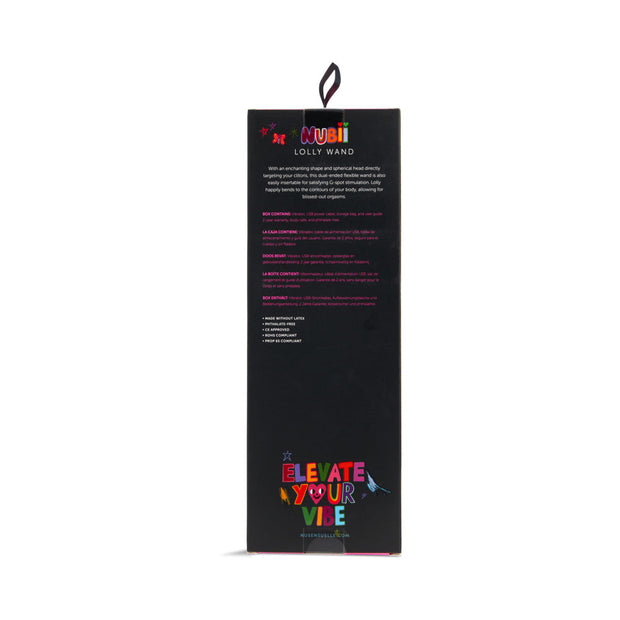 Nu Sensuelle Lolly Nubii Double-Ended Flexible Wand Purple - Headshop.com
