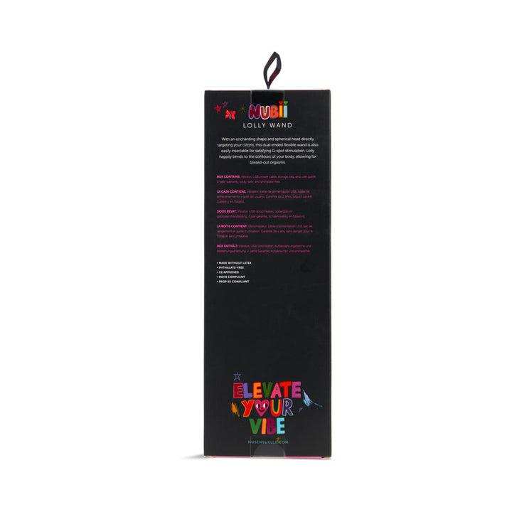 Nu Sensuelle Lolly Nubii Double-Ended Flexible Wand Purple - Headshop.com