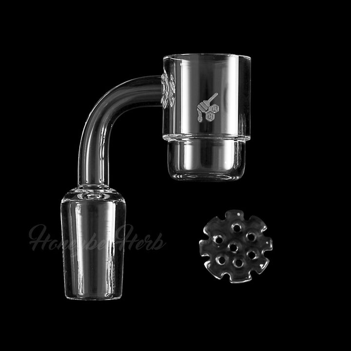 HONEY DISC DEEP DISH QUARTZ BANGER - 90° DEGREE | YL - Headshop.com