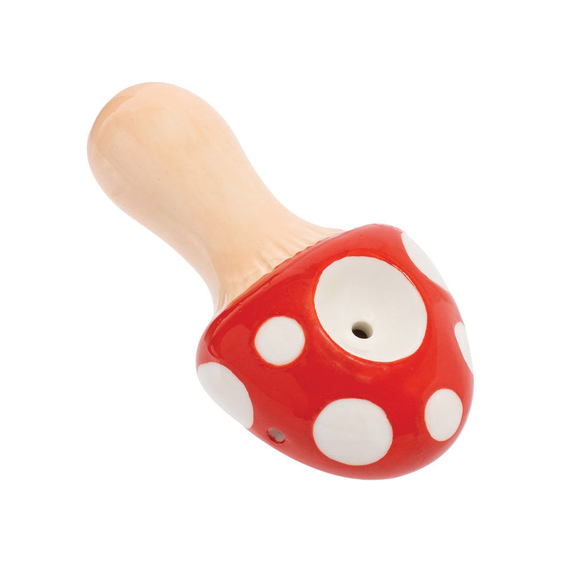 Wacky Bowlz Mushroom Ceramic Pipe | 3.5" - Headshop.com