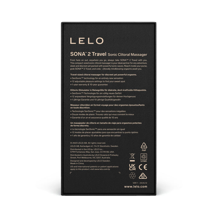 LELO SONA 2 Travel Purple - Headshop.com
