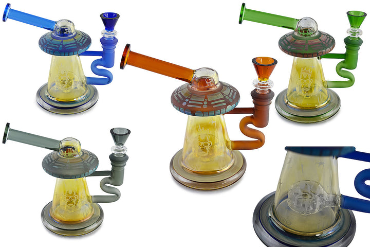 Space King Glass - 'Space Invasion' UFO Bong - Headshop.com