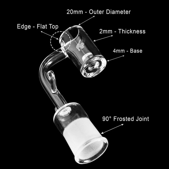 ENAIL CORE REACTOR QUARTZ BANGER - 90° DEGREE | YL - Headshop.com