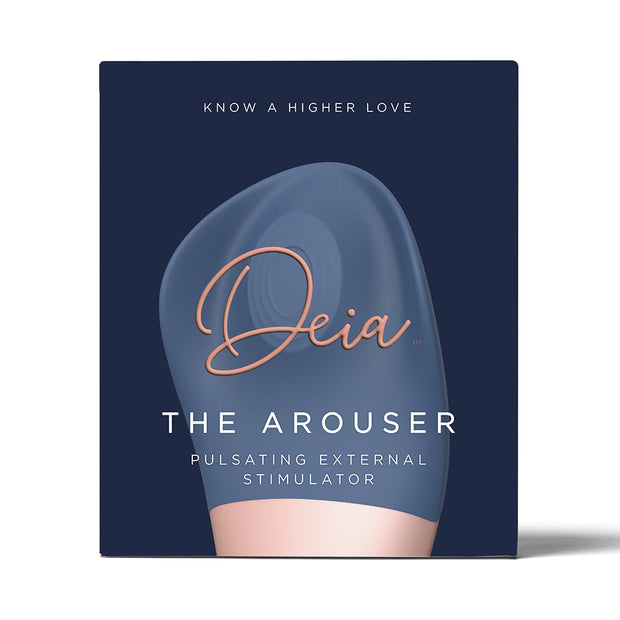 Deia The Arouser Pulsating External Stimulator Silicone Blue - Headshop.com