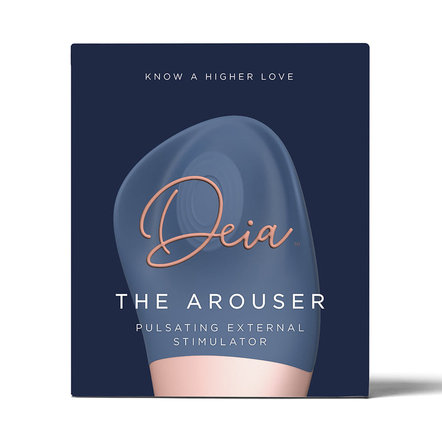 Deia The Arouser Pulsating External Stimulator Silicone Blue - Headshop.com