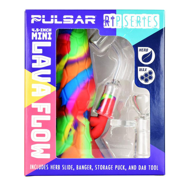 Pulsar RIP Series Mini Lava Flow Dual Rig - Headshop.com