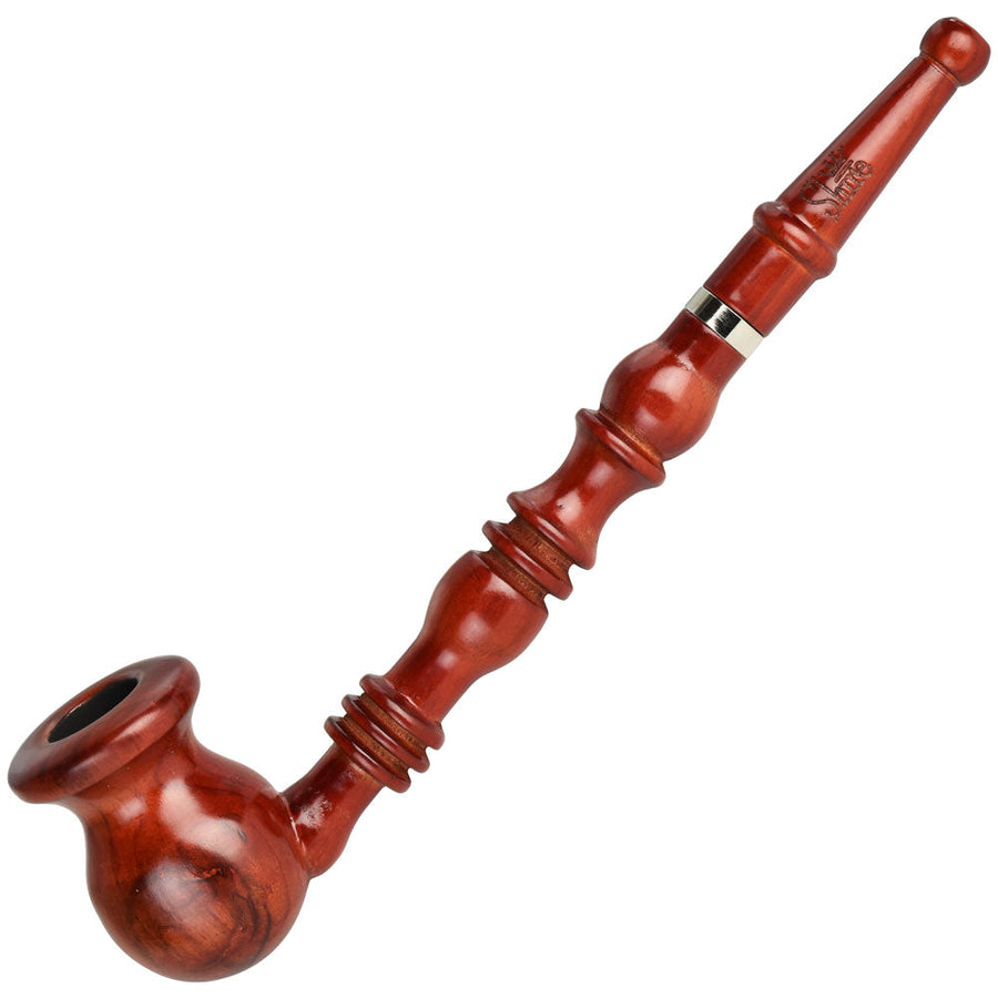 Pulsar Shire Pipes Vase Bowl Churchwarden Cherry Wood Pipe - 9" - Headshop.com