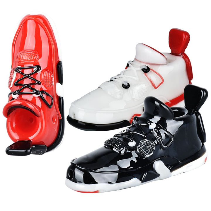 Retro Highz x Empire Glassworks Retro Sneaker V2 Glass Hand Pipe | 4" - Headshop.com