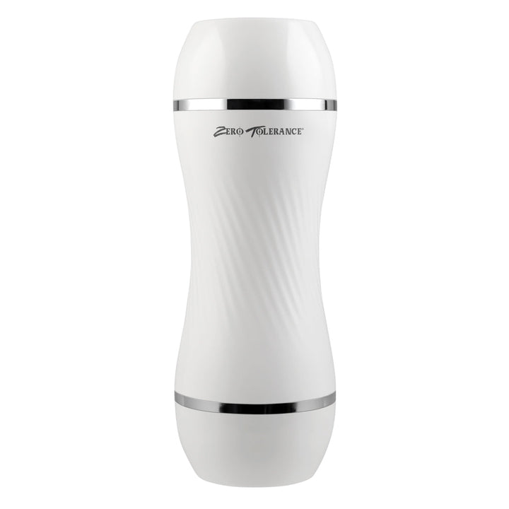 Zero Tolerance Double Dip Dual-Ended Realistic Stroker with Movie Download White - Headshop.com