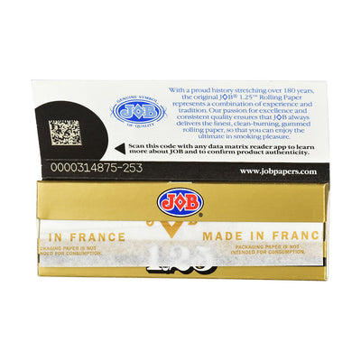 JOB Gold Rolling Papers - Headshop.com