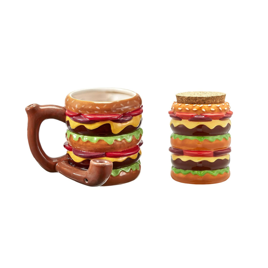 Burger Mug and Stash Jar Set - Headshop.com