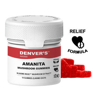 Amanita Mushroom Gummies (10 Gummies/50,000mg) - Headshop.com