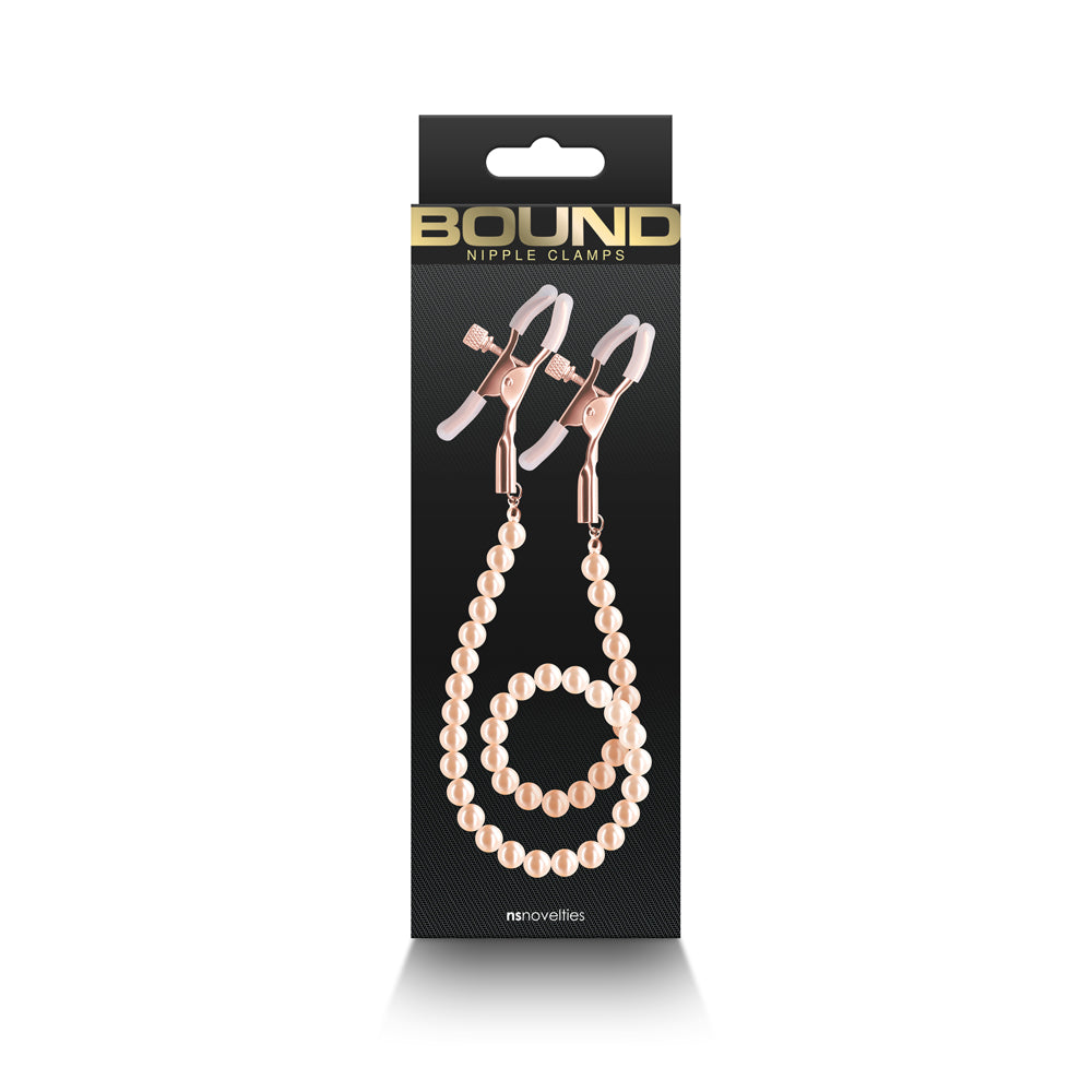 Bound Nipple Clamps DC1 Rose Gold - Headshop.com
