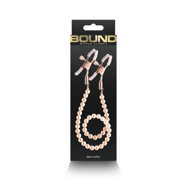Bound Nipple Clamps DC1 Rose Gold - Headshop.com