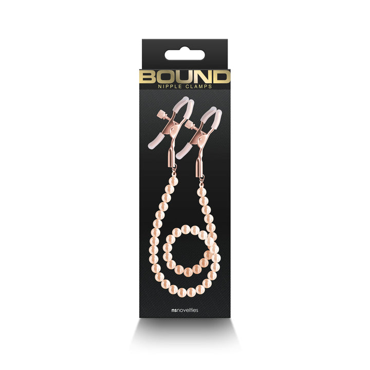 Bound Nipple Clamps DC1 Rose Gold - Headshop.com