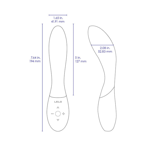 LELO MONA Wave Rechargeable G-Spot Vibrator Midnight Blue - Headshop.com