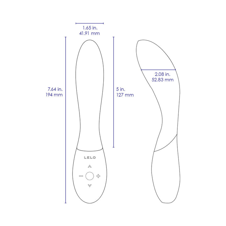 LELO MONA Wave Rechargeable G-Spot Vibrator Midnight Blue - Headshop.com