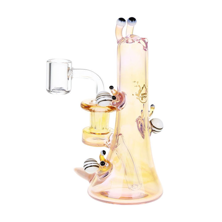 Pulsar Snail Smoochies Glass Dab Rig | 6" | 14mm F - Headshop.com
